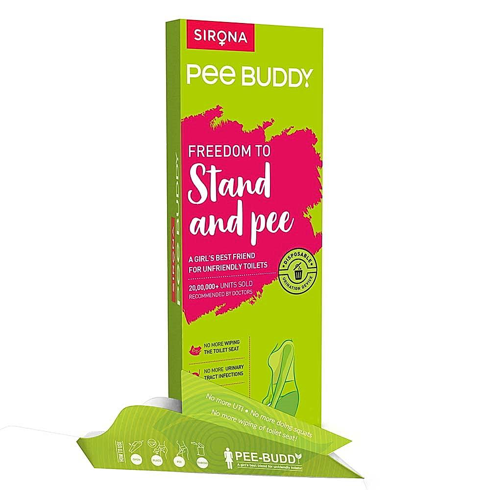 PeeBuddy Disposable Portable Female Urination Device - 10 U