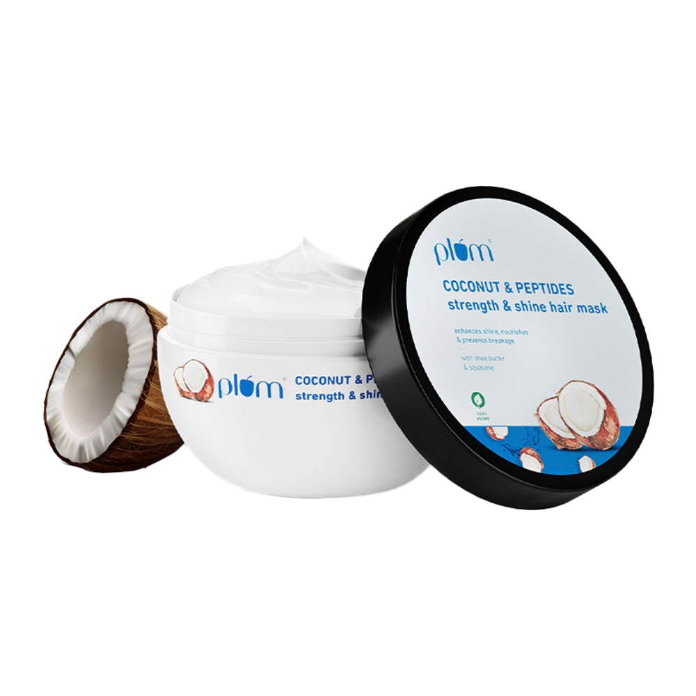 Plum Coconut & Peptides Strength & Shine Hair Mask - 200 g
