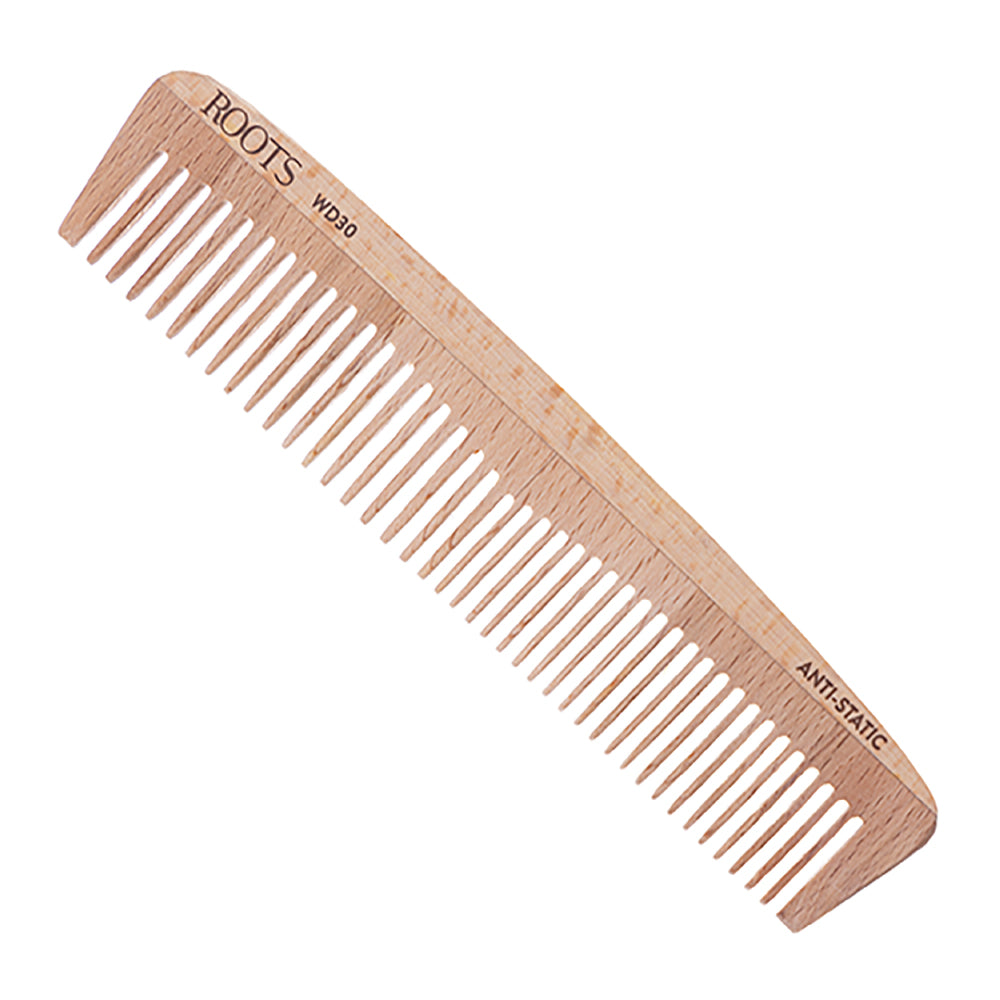 Roots Wooden Hair Comb-WD30 - 1 U