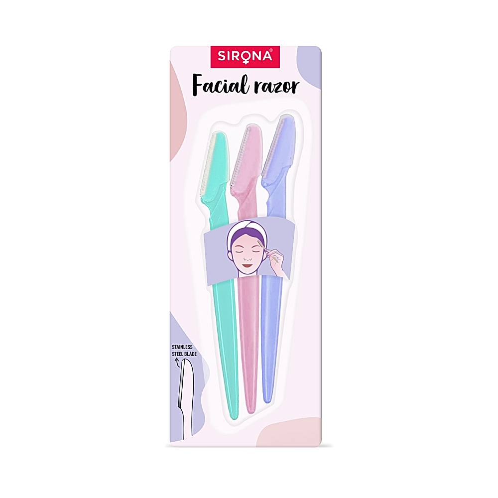 Sirona Facial Razor - 3 U