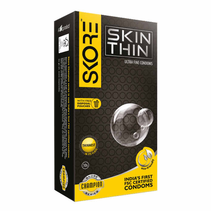 Skore Condoms Skin Thin - 10 U