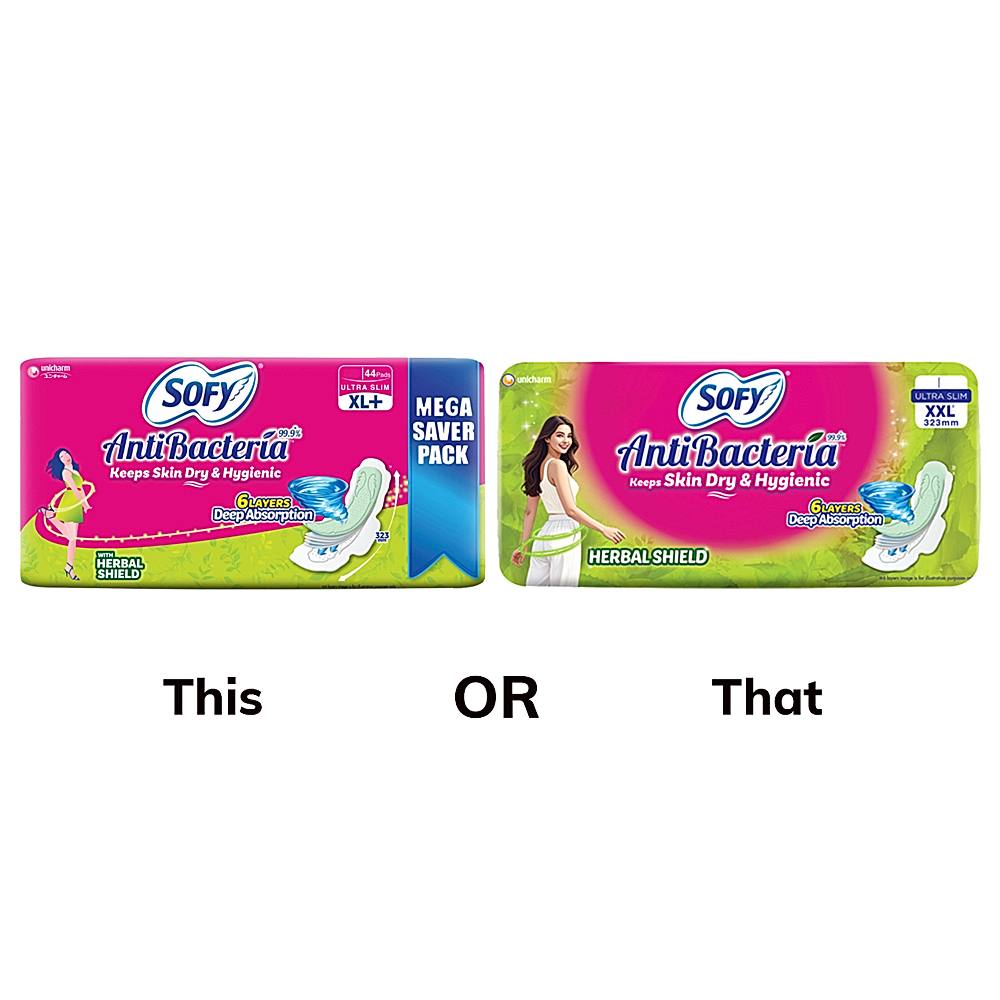 Sofy Antibacteria Ultra Slim Pad XXL - 44 U