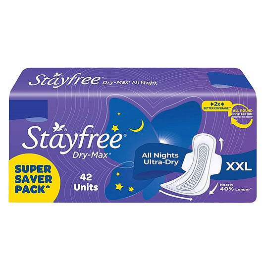 Stayfree Dry Max Ultra All Night - XXL - 42 U