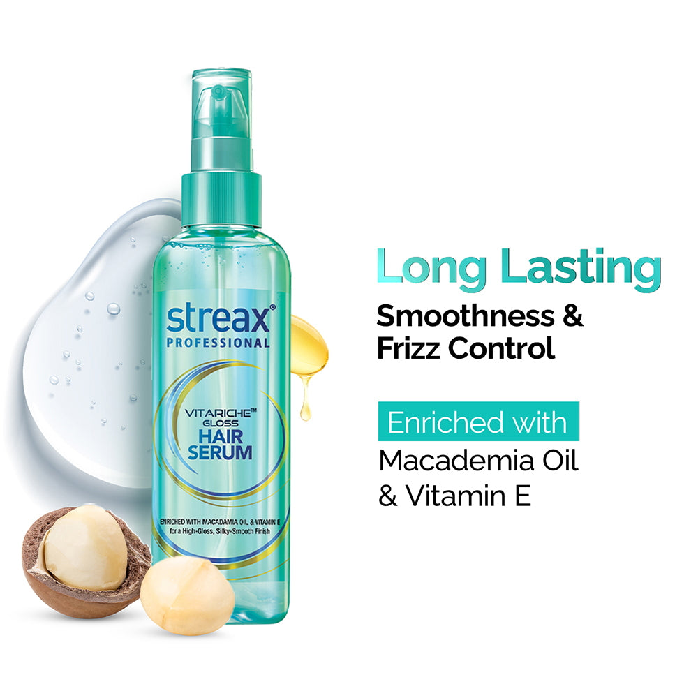 Streax Professional Vitariche Gloss Hair Serum - 200 ml