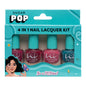 Sugar Pop 4 In 1 Nail Lacquer Kit 03 Radiant Rainbow - 4 x 5 ml