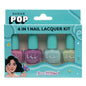 Sugar Pop 4 In 1 Nail Lacquer Kit 04 Pastel Paradise - 4 x 5 ml