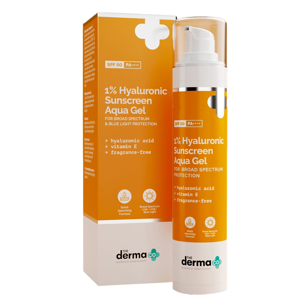 The Derma Co 1% Hyaluronic Sunscreen Aqua Gel - 50 g