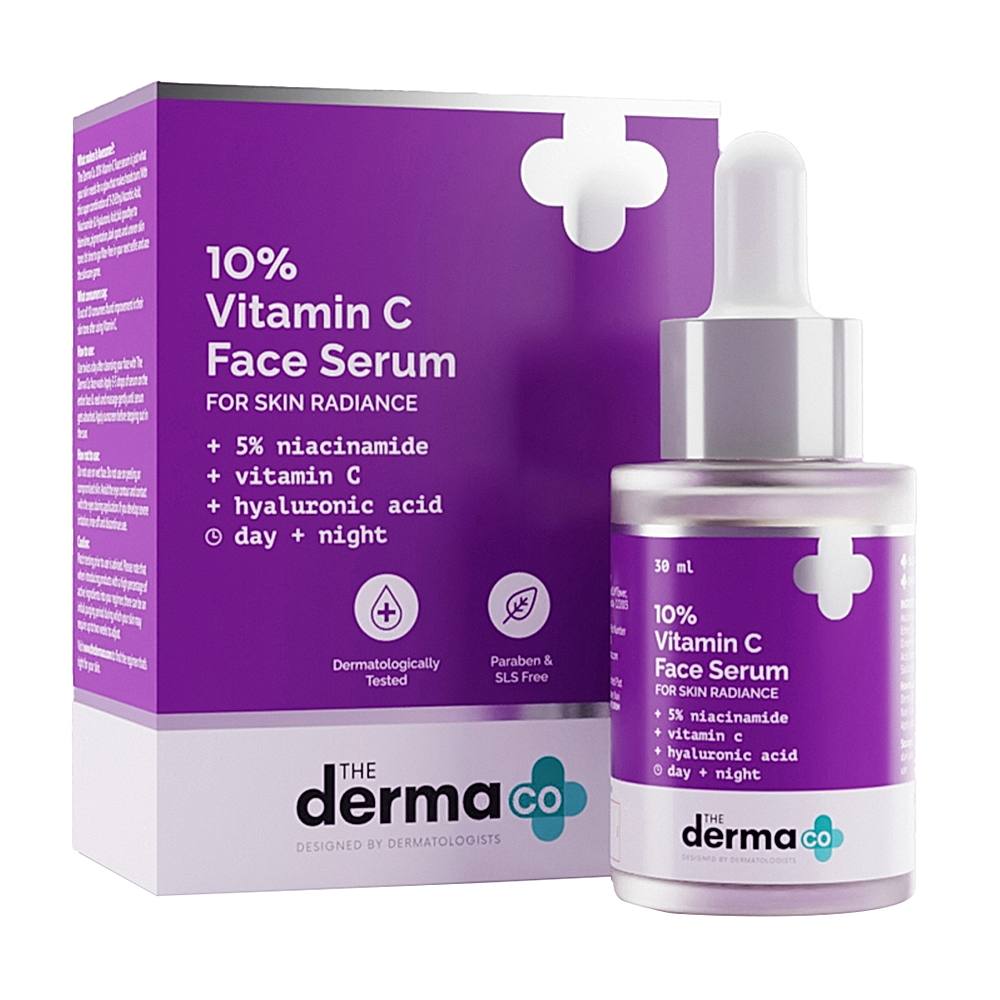 The Derma Co 10% Vitamin C Face Serum For Skin Radiance - 30 ml