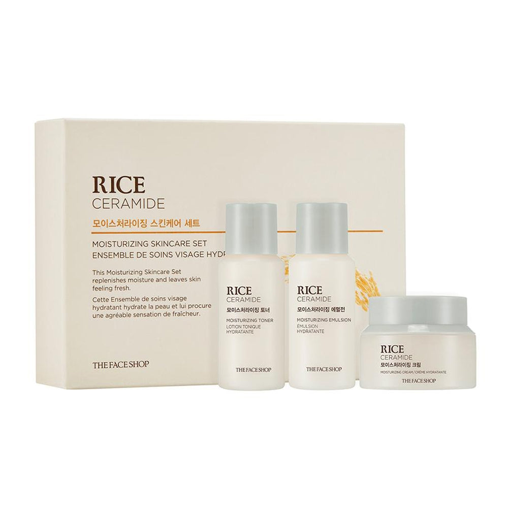 The Face Shop Rice Ceramide Moisturizing Skincare kit - 1 U