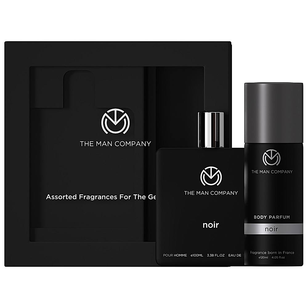 The Man Company Noir Body Parfum (120 ml) + Eau De Toilette (100 ml) - 1 U