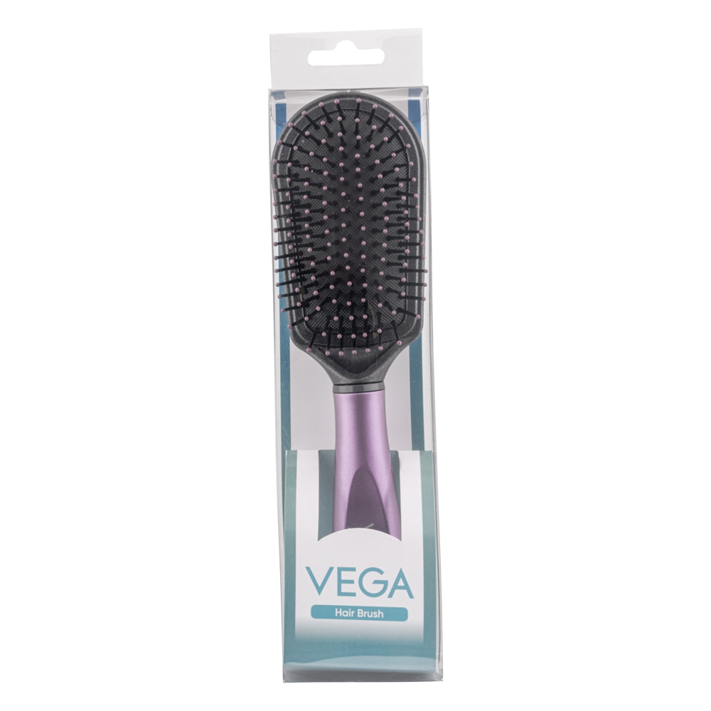Vega Cushioned Hair Brush (E18-CB) Black - 1 U