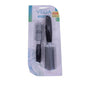 Vega Hair Brush Set Sliver & Black - 1 Unit