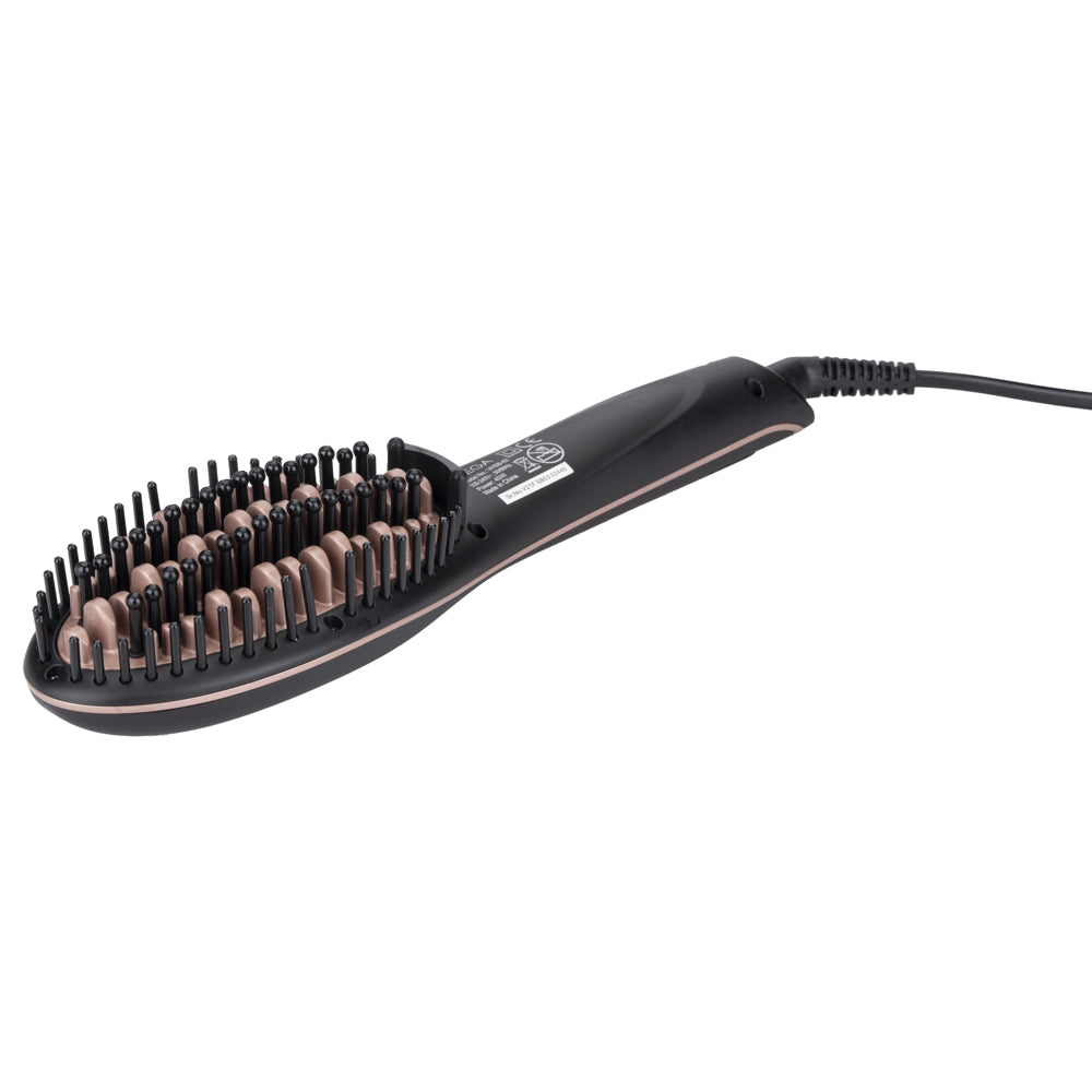 VEGA X-Star Hair Straightening Brush (VHSB-03) Black & Rose Gold - 40 W - 1 U