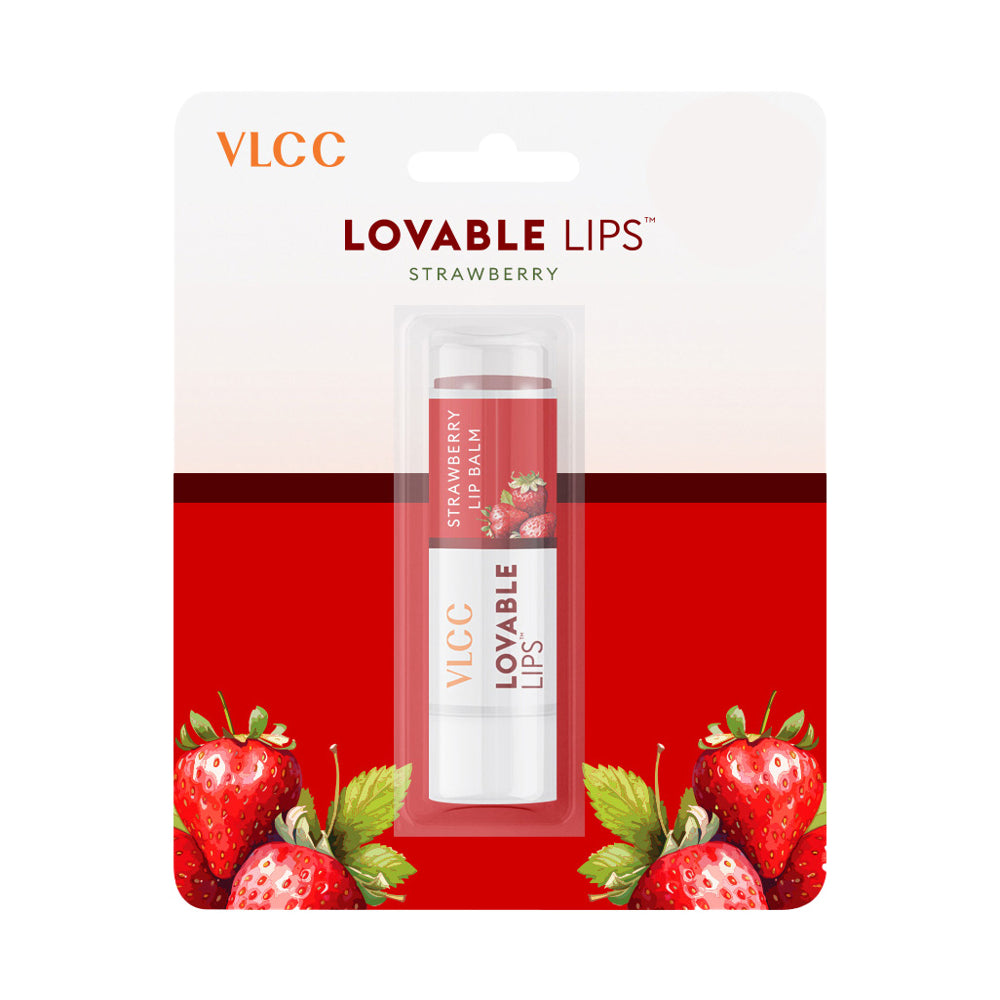 Vlcc Lovable Lips Strawberry Lip Balm - 4.5 g