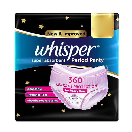 Whisper Super Absorbent Period Panty L-XL - 6 U