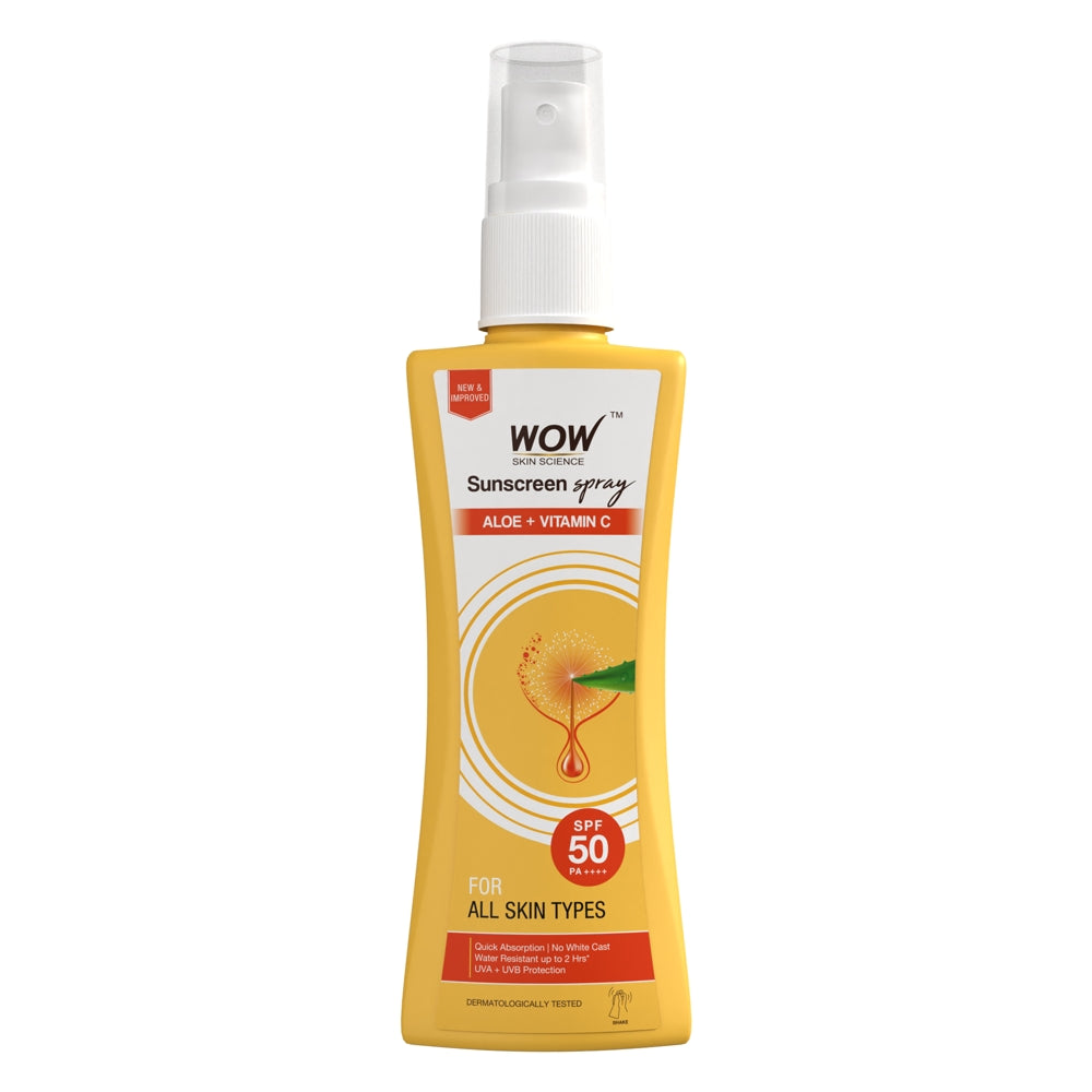 WOW Aloe + Vitamin C Sunscreen Spray SPF 50 - 100 ml