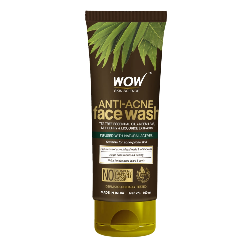 Wow Anti-Acne Face Wash - 100 ml