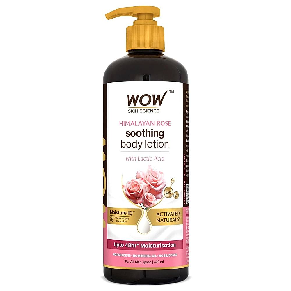 WOW Himalayan Rose Body Lotion With Lactic Acid - 400 ml