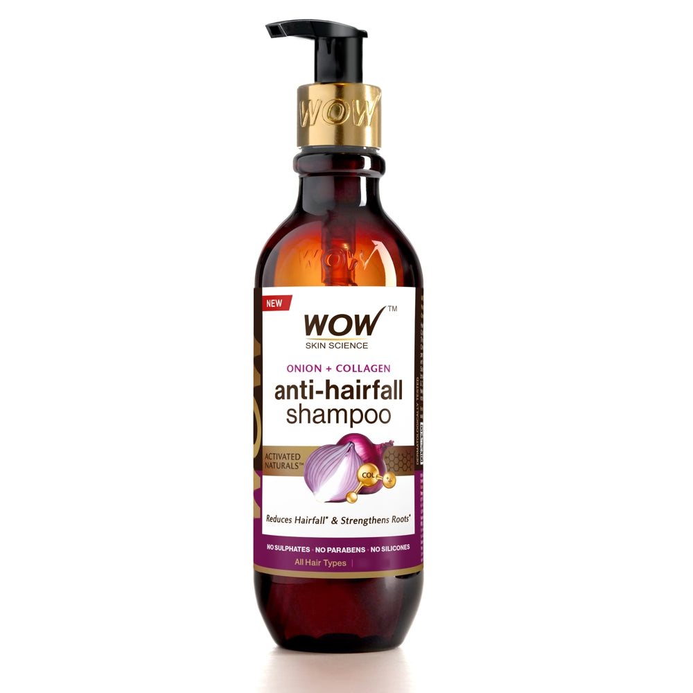 WOW Onion + Collagen Anti-Hairfall Shampoo - 250 ml