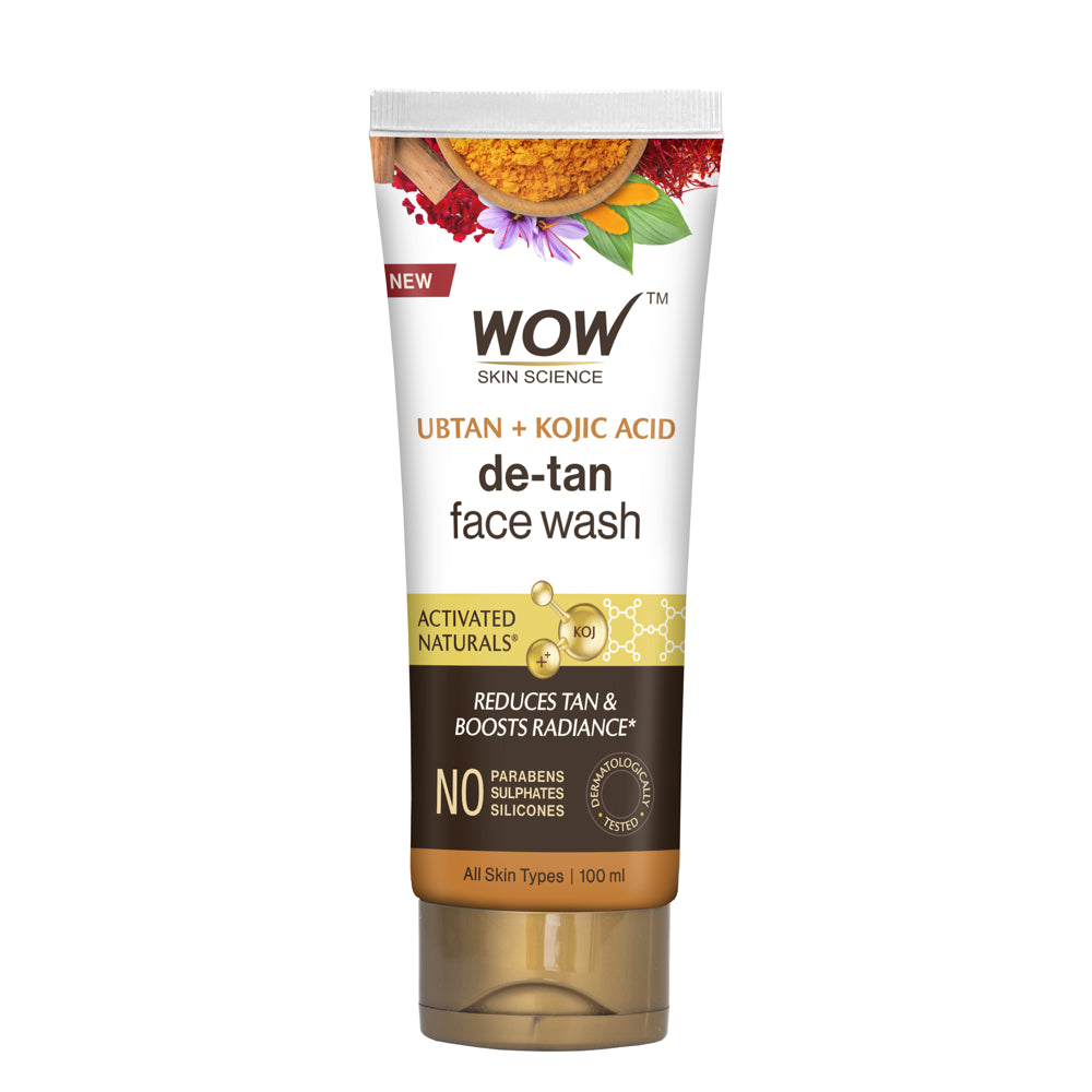 WOW Skin Science Ubtan Face Wash Tube - 100 ml