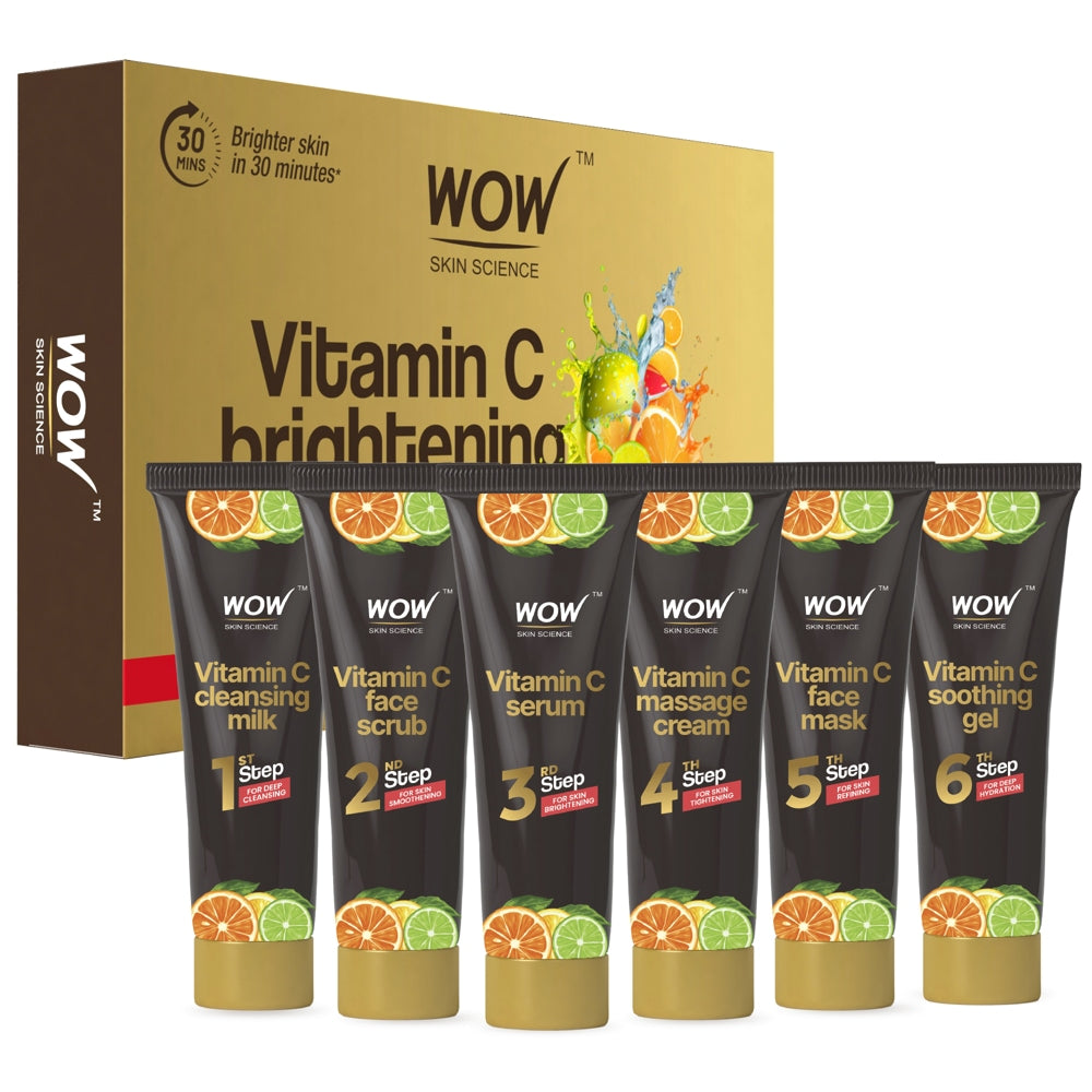 WOW Vitamin C Brightening Facial Kit - 6 x 10 ml