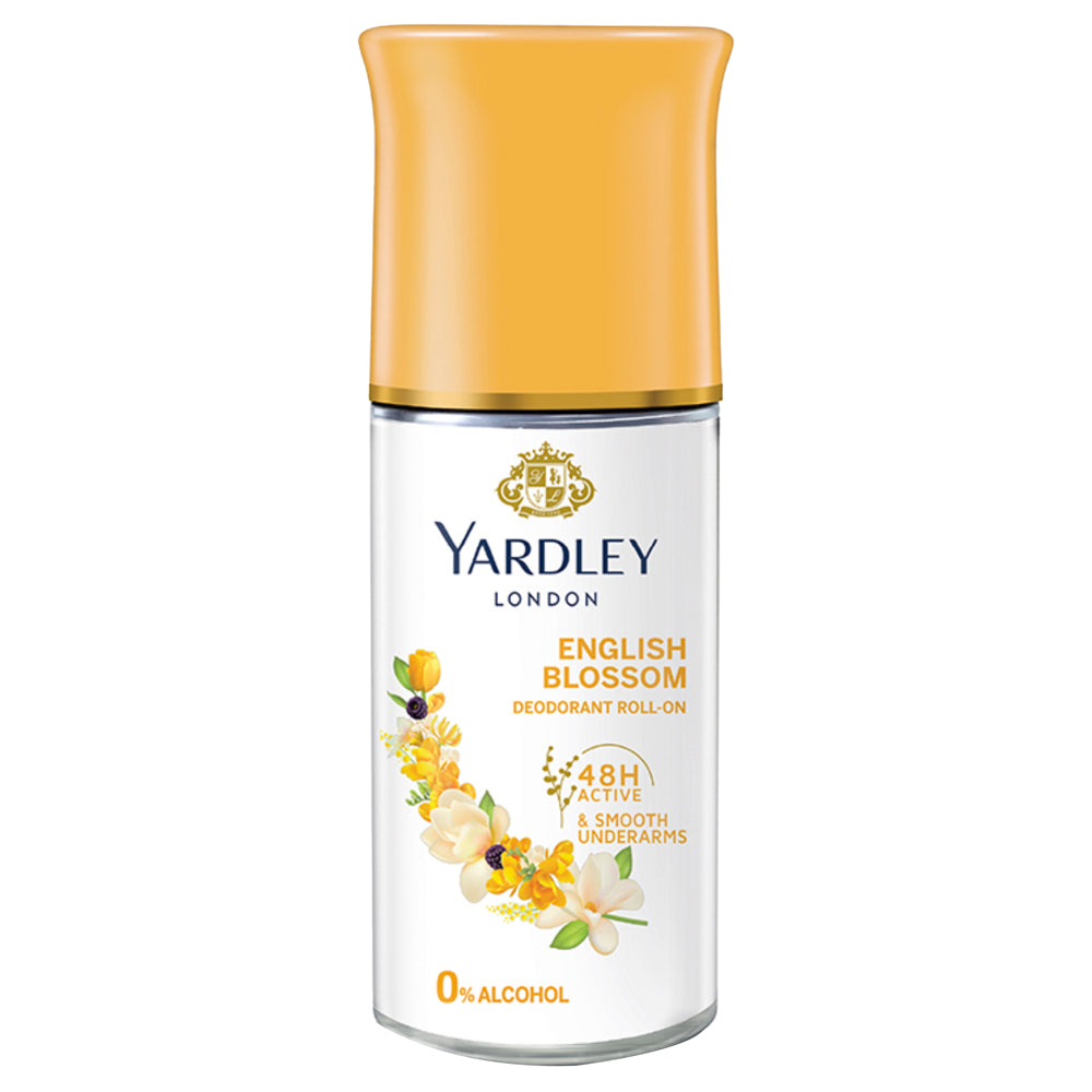 Yardley English Blossom Deodorant Roll-On for Women - 50 ml