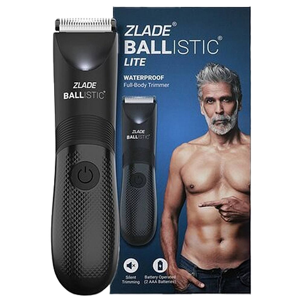 Zlade Ballistic Lite Full-Body Trimmer with Extra Head - Black - 1 U