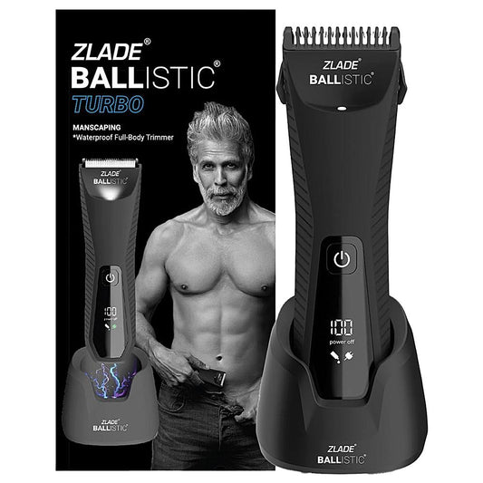 Zlade Ballistic TURBO 3.0 Full-Body Manscaping Trimmer For Men - Black - 1 U