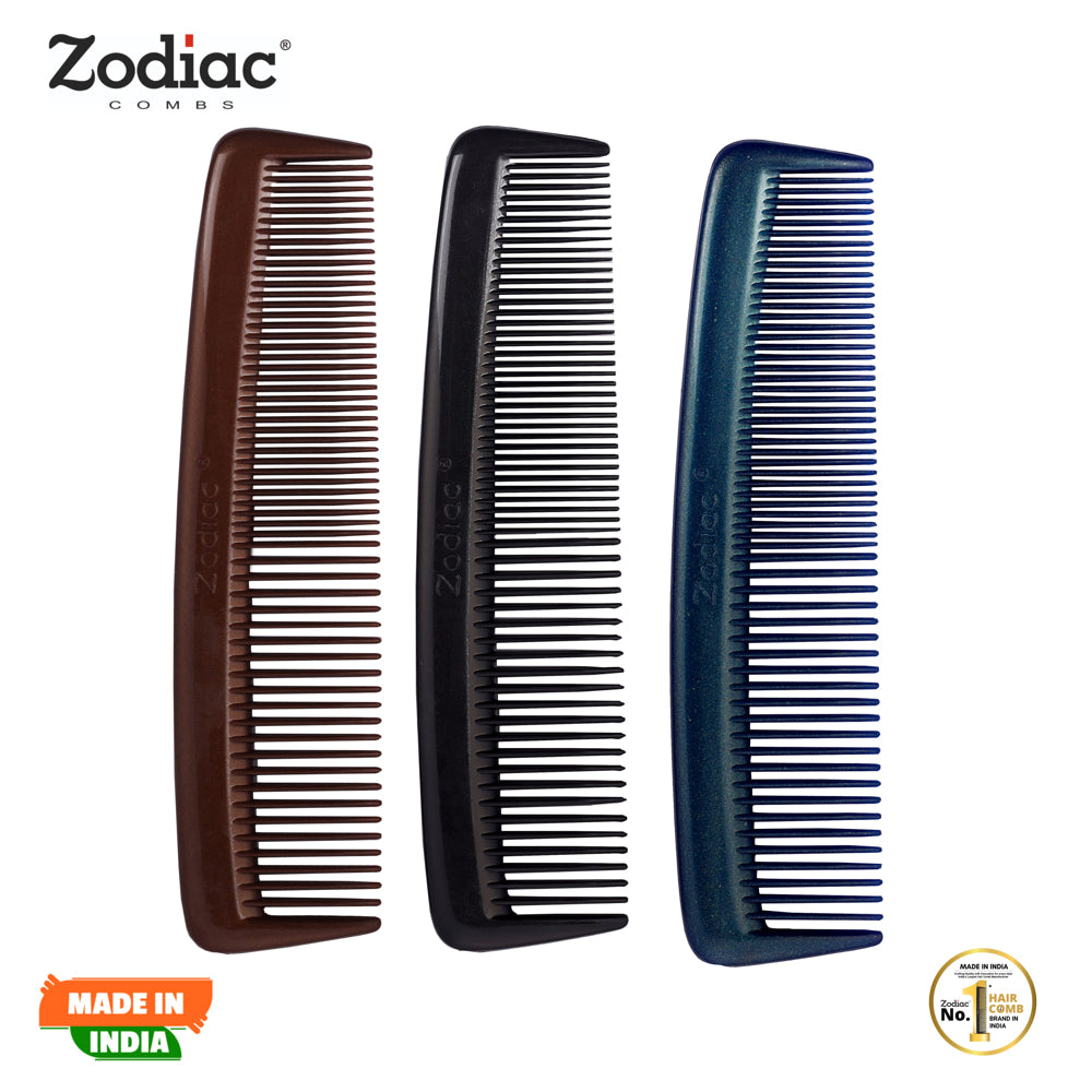 Zodiac 3P Trio Pocket Comb - Pack Of 3 - 1 U