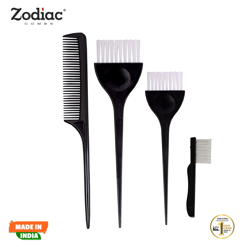 Zodiac Hair Dye Brush Combo BS001 - Pack Of 3 - 1 U