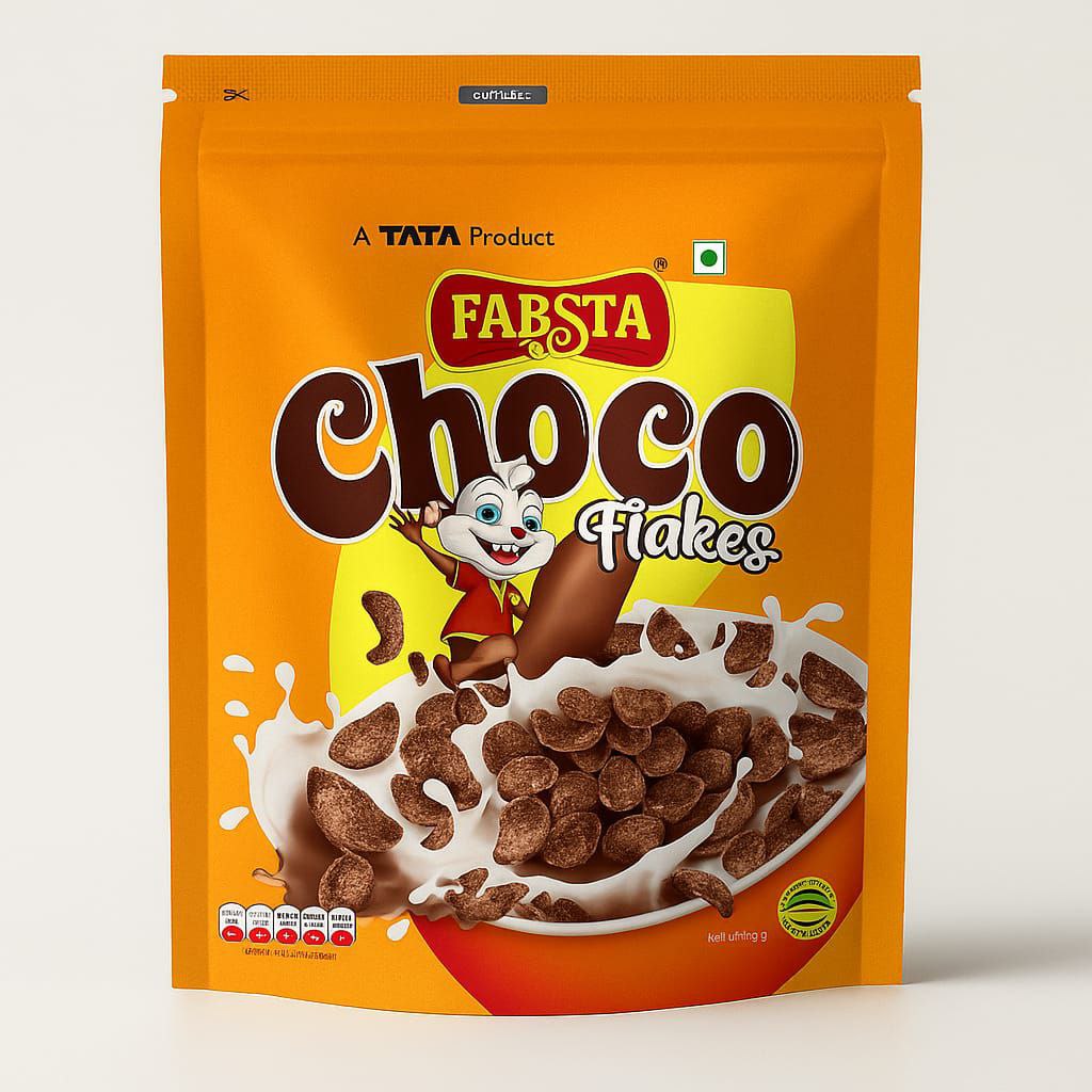 TATA Fabsta Choco Flakes Box 375 Gm