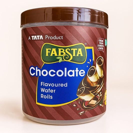 TATA Fabsta Chocolate Flavoured Wafer Roll 250 Gm
