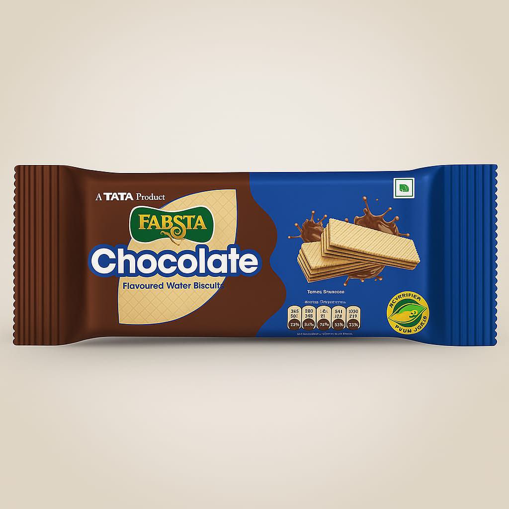 TATA Fabsta Chocolate Wafer Biscuits 60 Gm