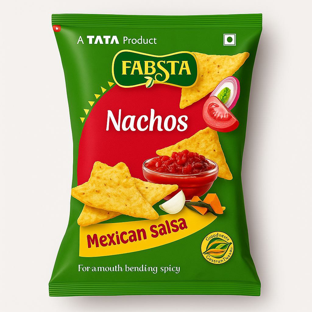 TATA Fabsta Mexican Salsa Nachos 130 Gm
