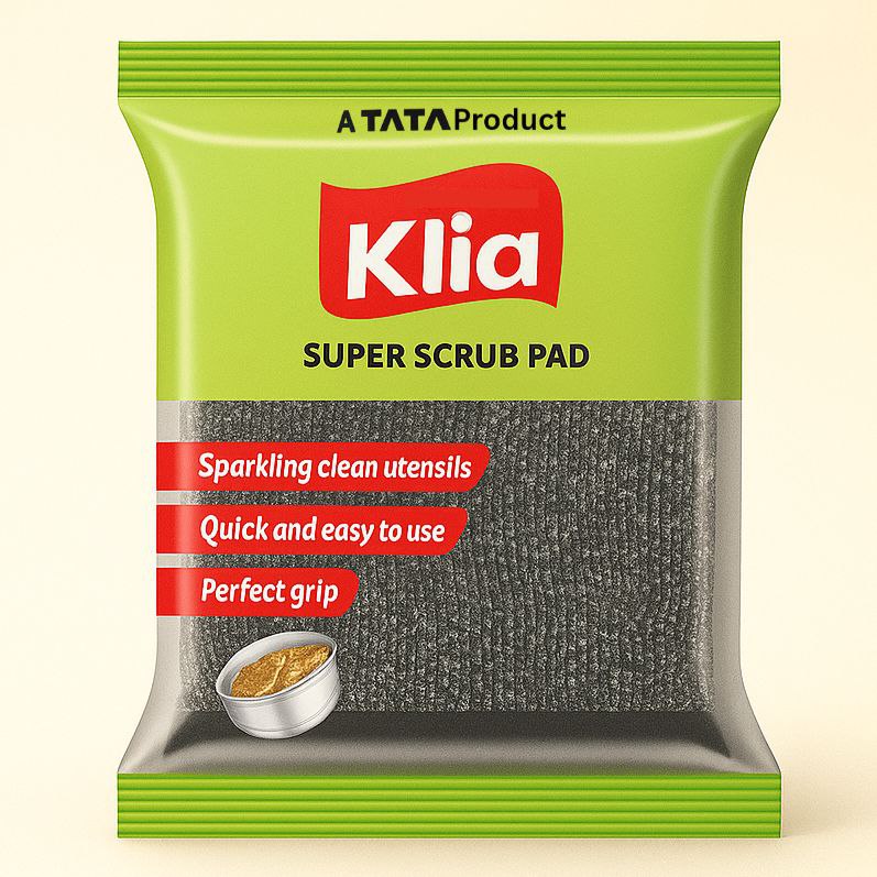 TATA Klia Nylon Scrub Pad Pack Of 5