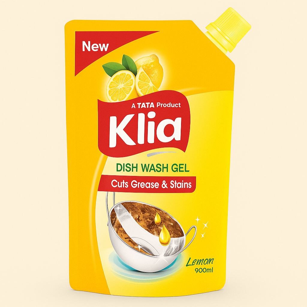 TATA Klia Dishwash Gel Pouch 250 Ml