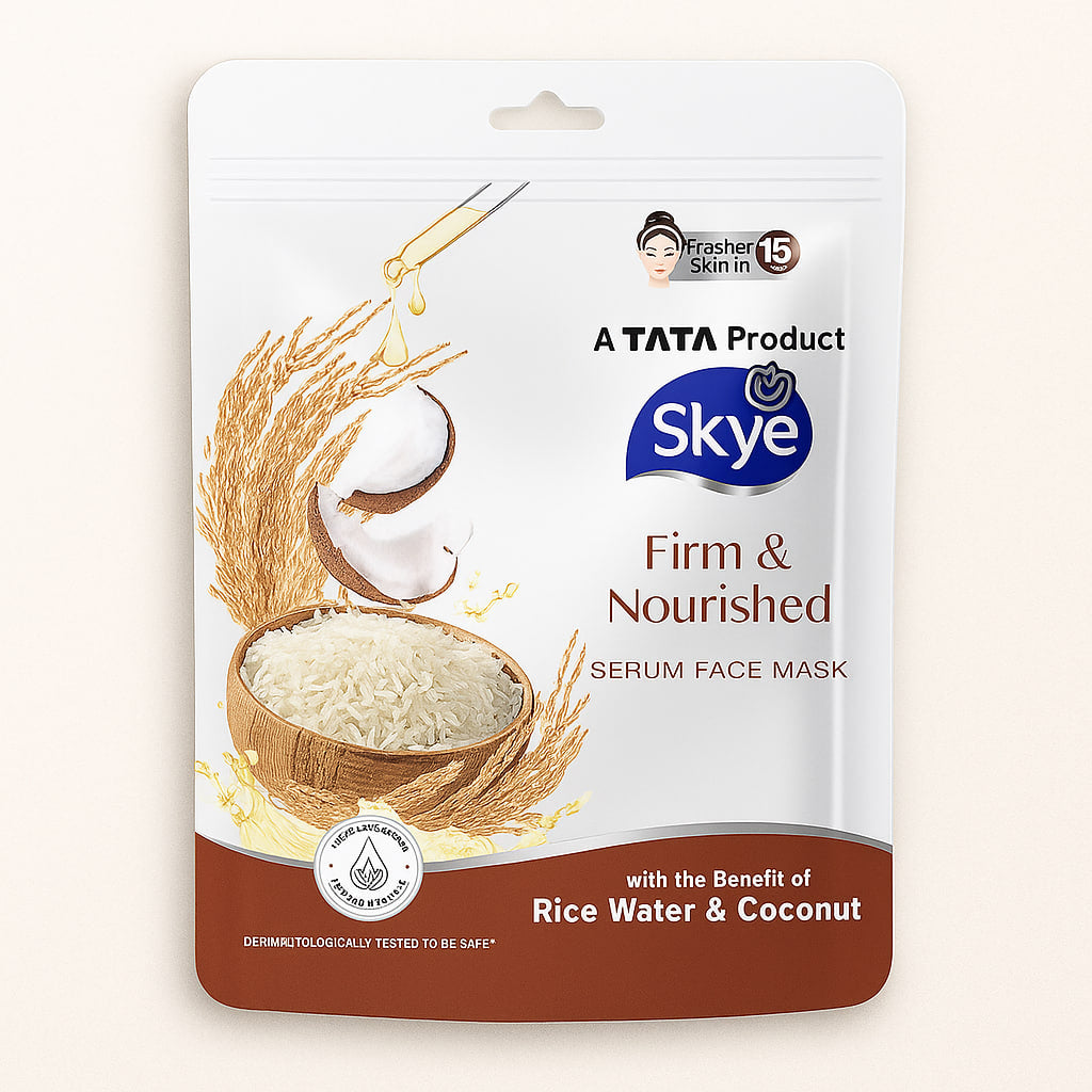 TATA Skye Rice Water And Coconut Facesheet Mask Pack Of 1