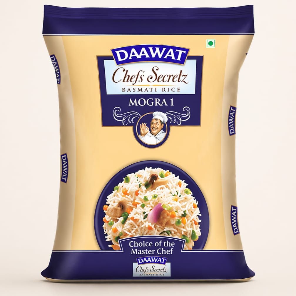Daawat - Chef's Secretz, Basmati Rice Mogra-1, 30 Kg