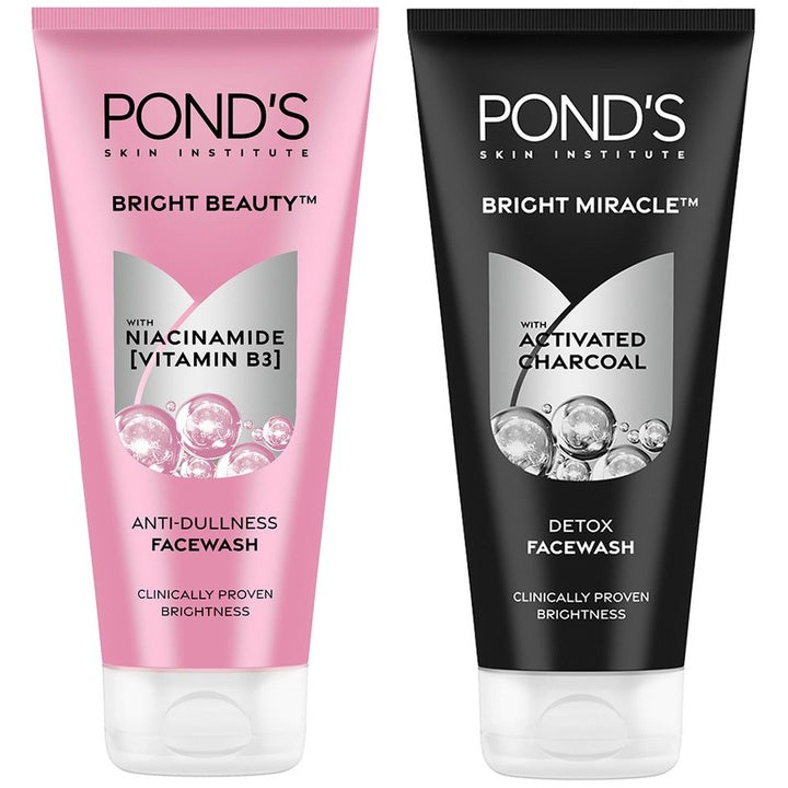 Ponds Set of White Beauty Spotless Fairness & Anti Pollution Activated Charcoal Face Wash