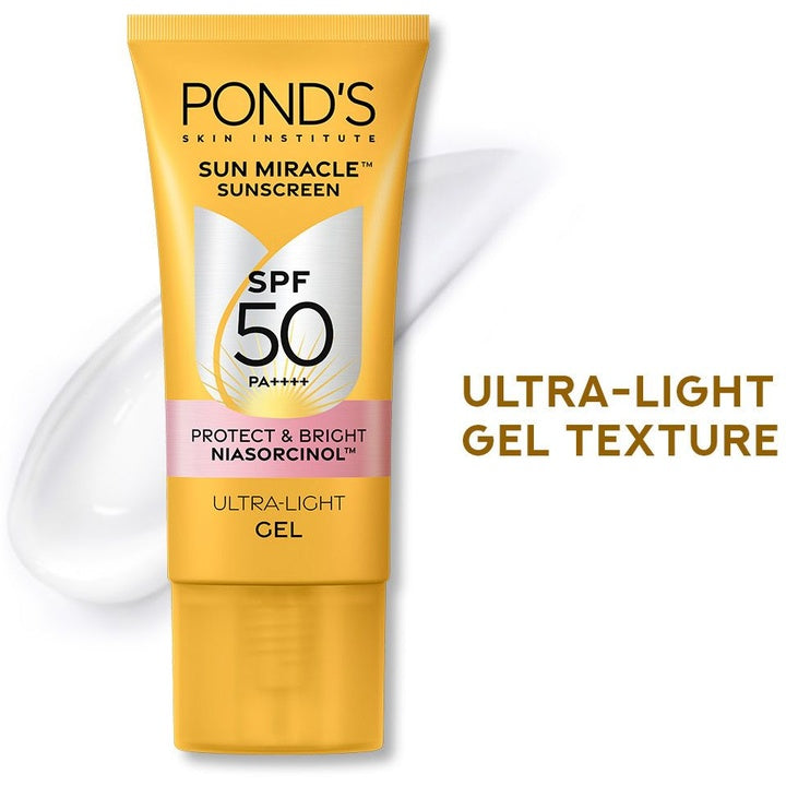 Ponds Protect & Bright Sun Miracle SPF 50 PA+++ Creme Gel Sunscreen - 50 g