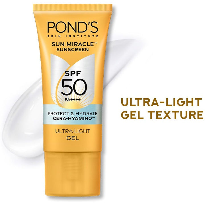 Ponds Protect & Hydrate Sun Miracle SPF 50 PA+++ Creme Gel Sunscreen - 50 g