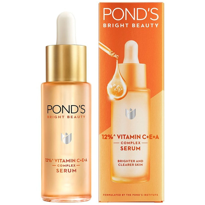 Ponds Bright Beauty 12% Vitamin C+E+A Complex Face Serum For Brighter & Clearer Skin- 14ml