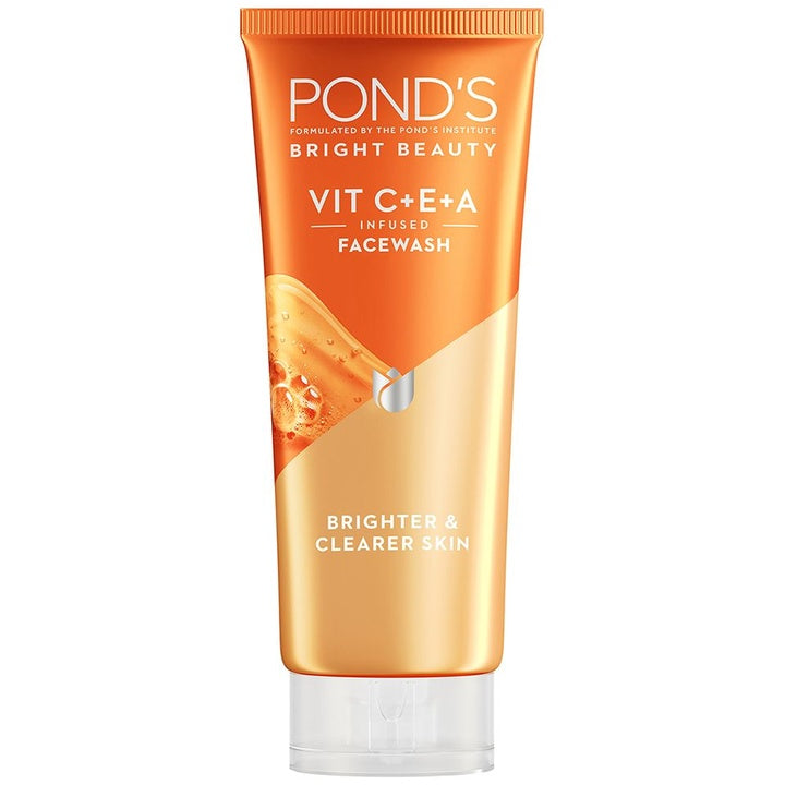 Ponds Bright Beauty Vitamin C+E+A Infused Gel Face Wash For Brighter & Clearer Skin - 100g