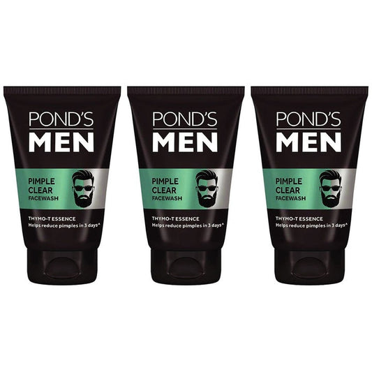 Ponds Men Set of 3 Acno Clear Oil Control Face Wash - 100 g each