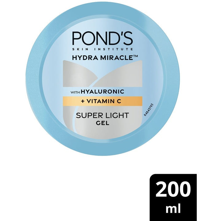 Ponds Hydra Miracle Super Light Gel With Hyaluronic Acid & Vitamin C - 200ml