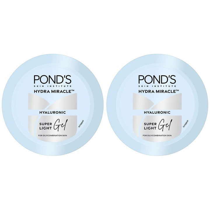 Ponds Set of 2 Hydra Miracle Oil-Free Super Light Gel With Hyaluronic Acid - 300 ml each