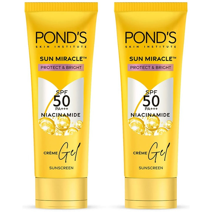 Ponds Set of 2 SPF50 PA++ UVA UVB Serum Boost Invisible Gel Sunscreen - 100 g each