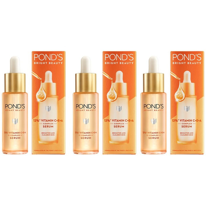 Ponds Set Of 3 Bright Beauty Vitamin C+E+A Face Serum - 14ml Each