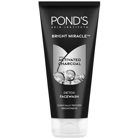 Ponds Bright Miracle Detox Facewash with 10X Power of Charcoal - 200g