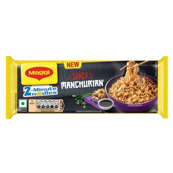 Maggi 2 minute Spicy Manchurian Noodles : 242 gm